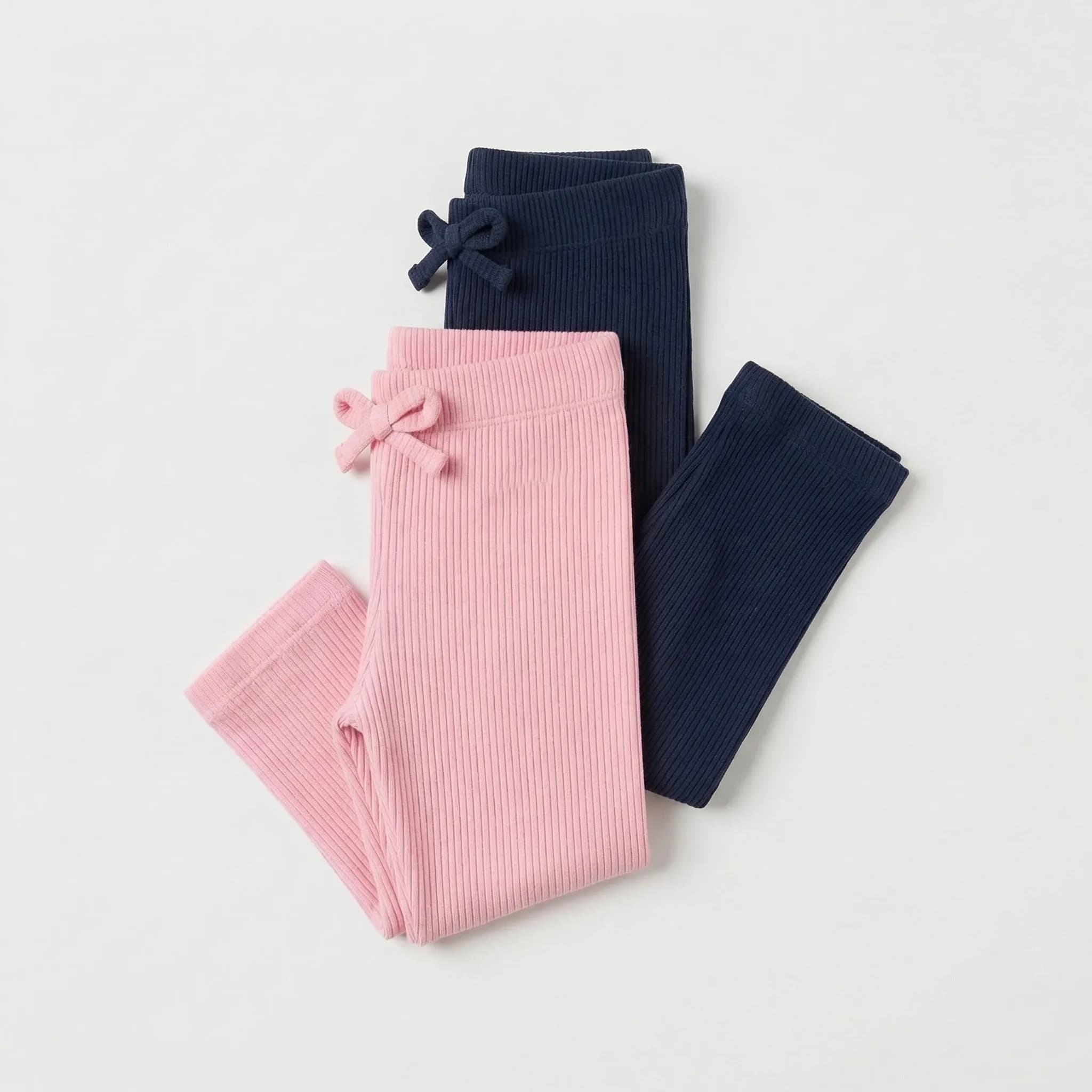 Baby Lacivert - Pembe Tayt Set