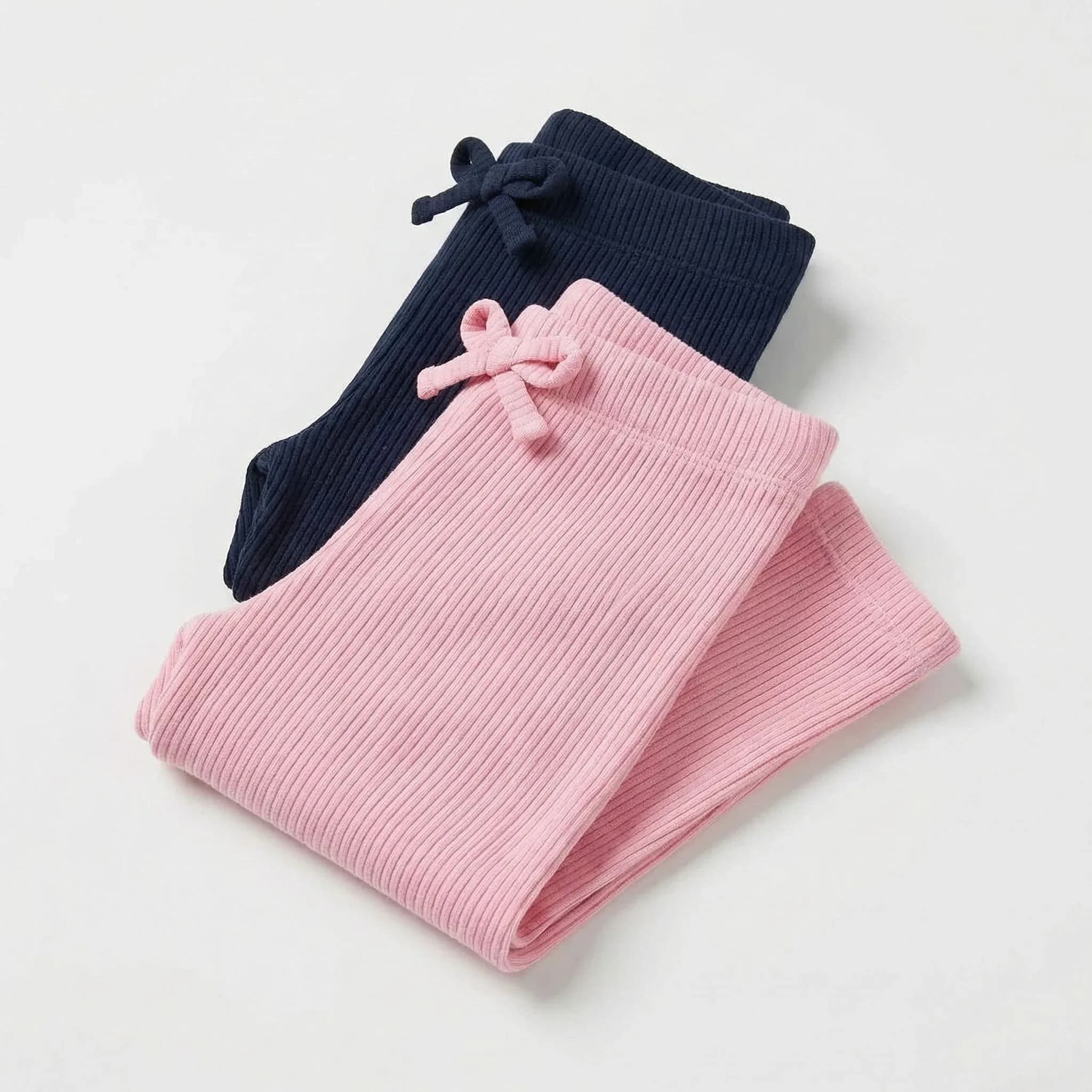 Baby Lacivert - Pembe Tayt Set - 2