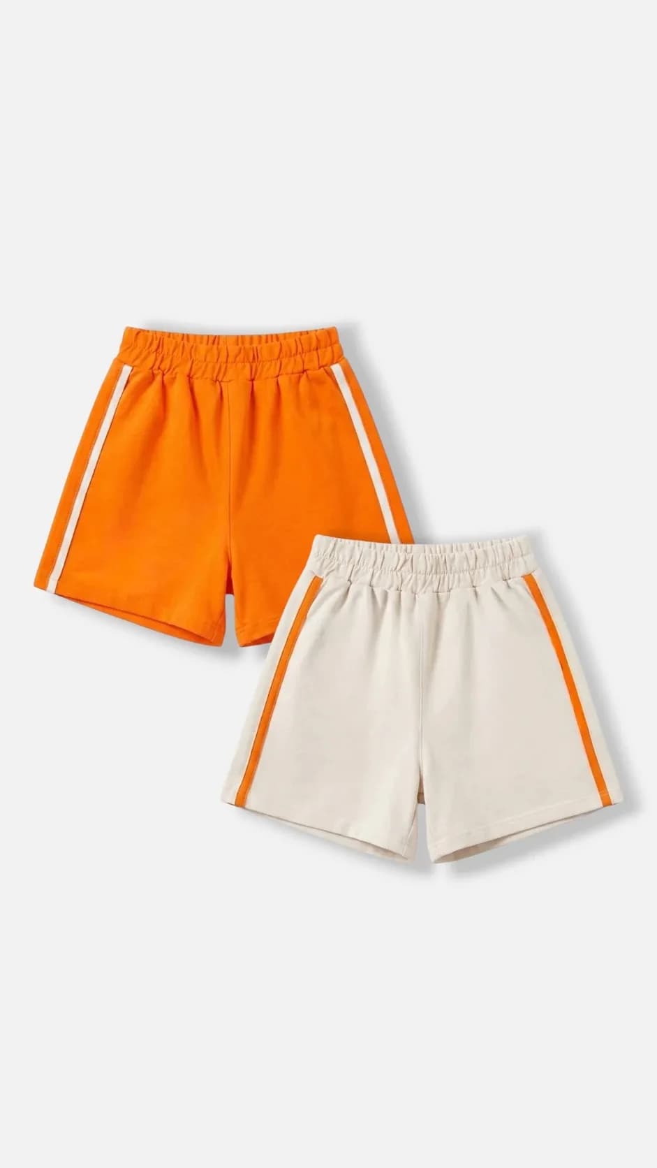 Unisex Şort Set - 2/3 Yaş / Turuncu
